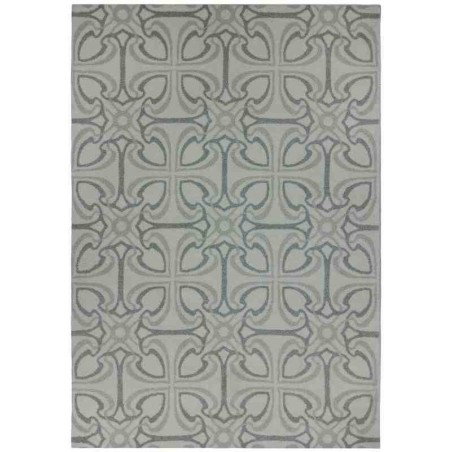 tappeto moderno Wissenbach Romantic touch crema grigio geometrico