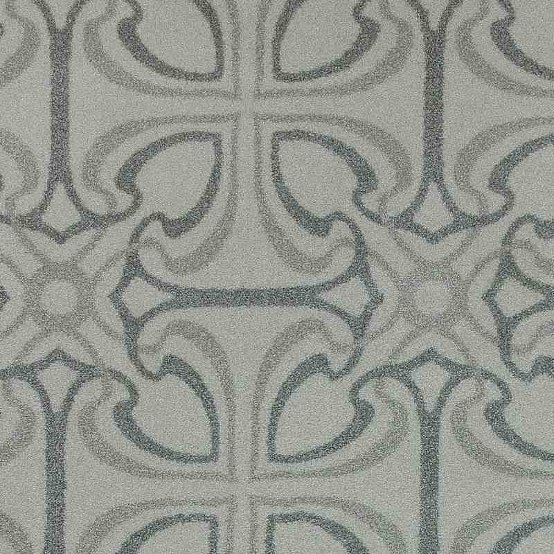 tappeto moderno Wissenbach Romantic touch crema grigio geometrico