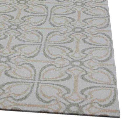 tappeto moderno Wissenbach Romantic touch crema oro geometrico