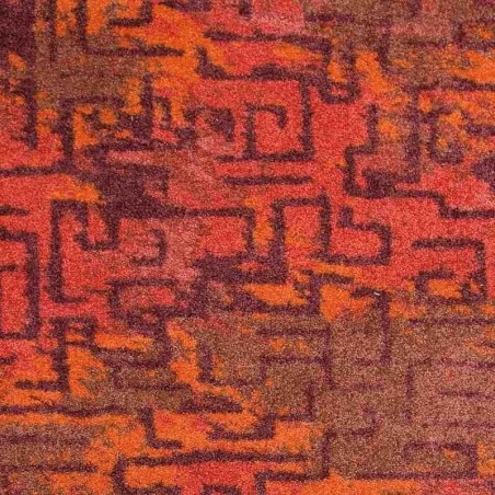 Carpet moderno Wissenbach Imca rosso geometrico
