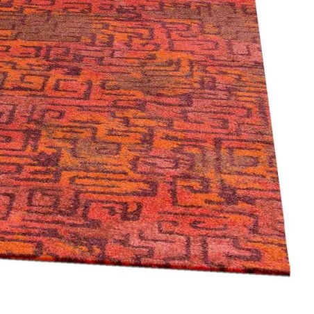 tappeto moderno Wissenbach Imca rosso geometrico