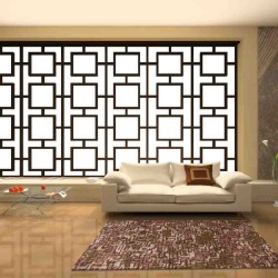 Carpet moderno Wissenbach Imca marrone geometrico