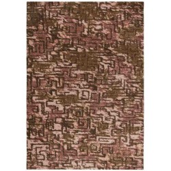Carpet moderno Wissenbach Imca marrone geometrico 2