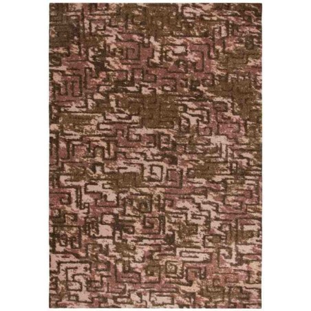 Carpet moderno Wissenbach Imca marrone geometrico
