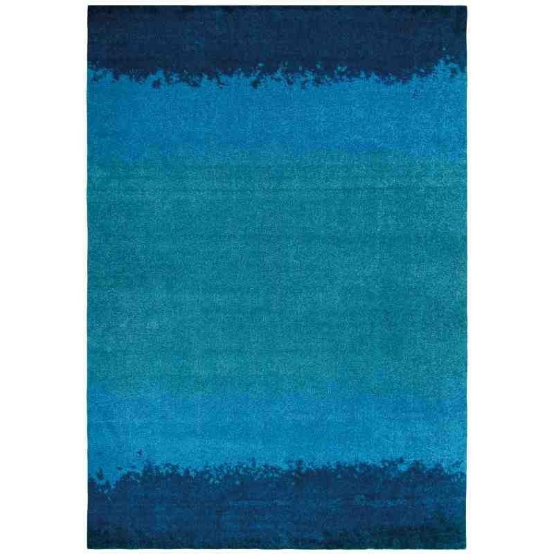 Carpet moderno Wissenbach Scatter Joy blu fantasia