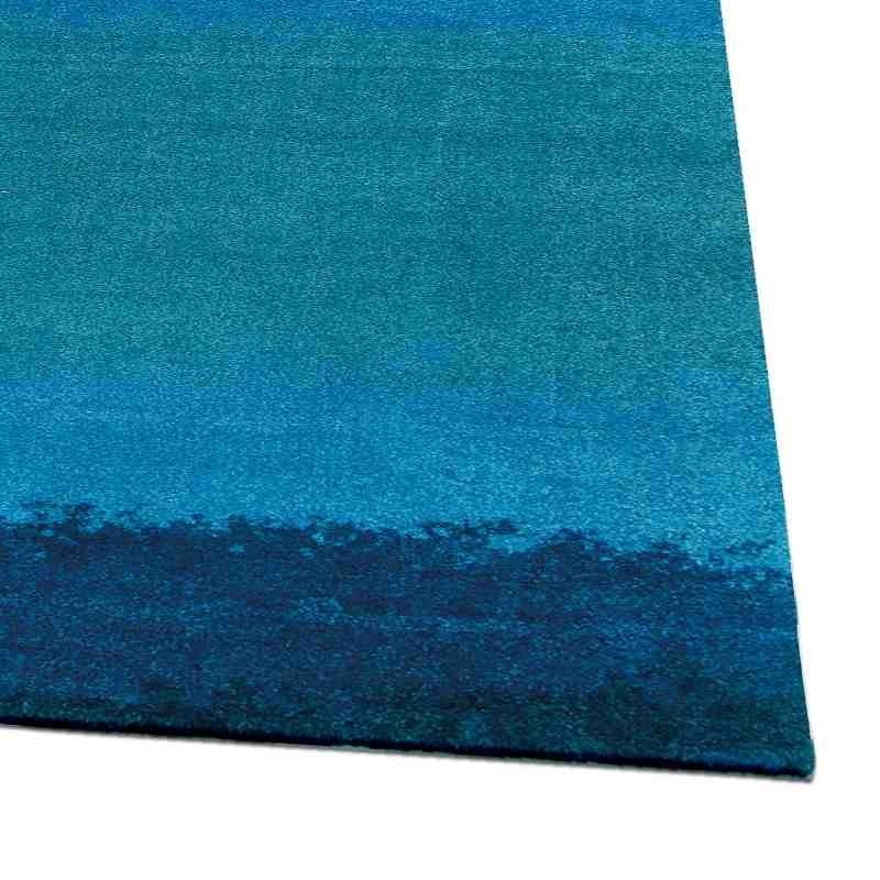 Carpet moderno Wissenbach Scatter Joy blu fantasia