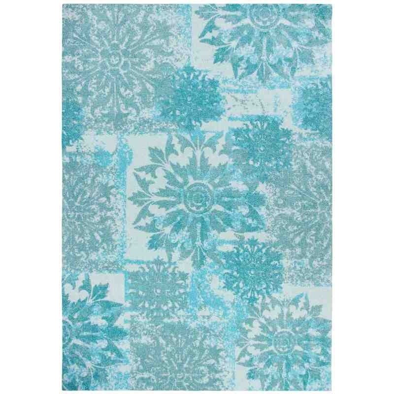 tappeto moderno Wissenbach Spirit azzurro fantasia