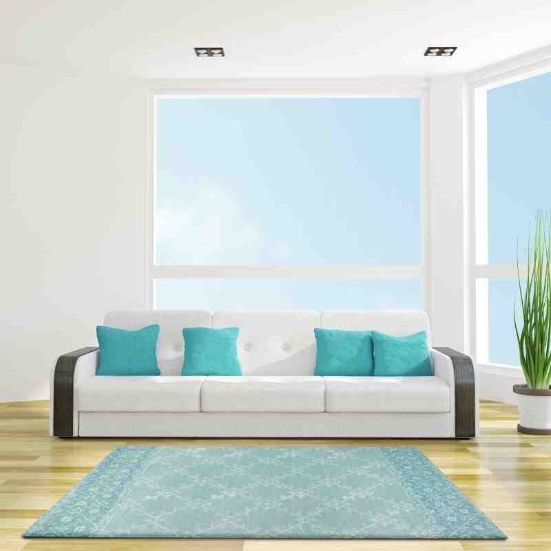 Carpet moderno Wissenbach Classic verde floreale