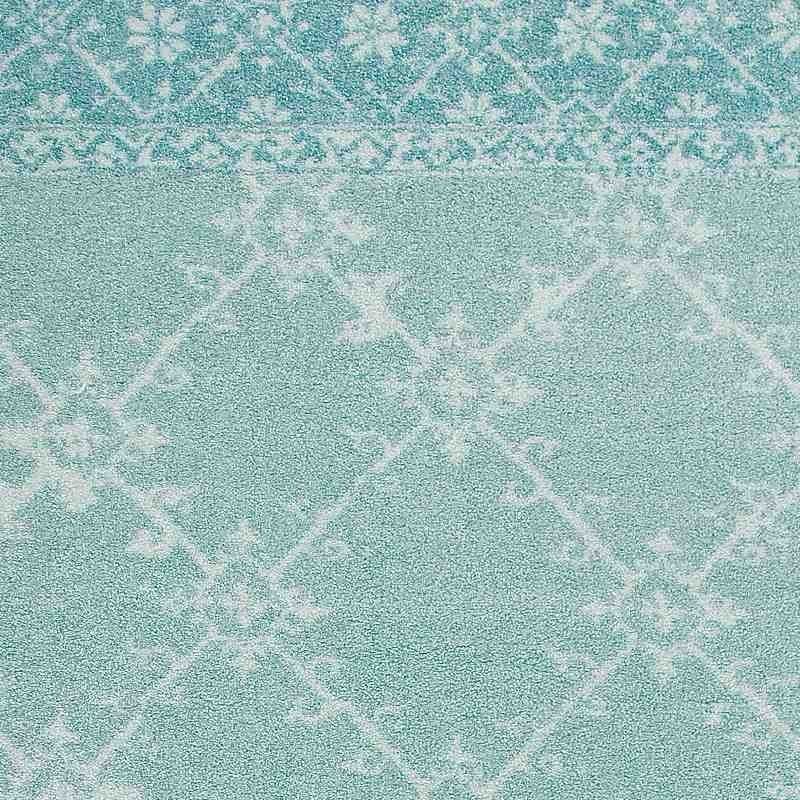 Carpet moderno Wissenbach Classic verde floreale