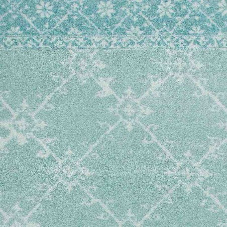 Carpet moderno Wissenbach Classic verde floreale