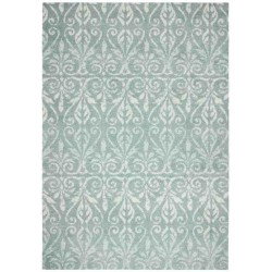 tappeto moderno Wissenbach Nouveau verde floreale 2