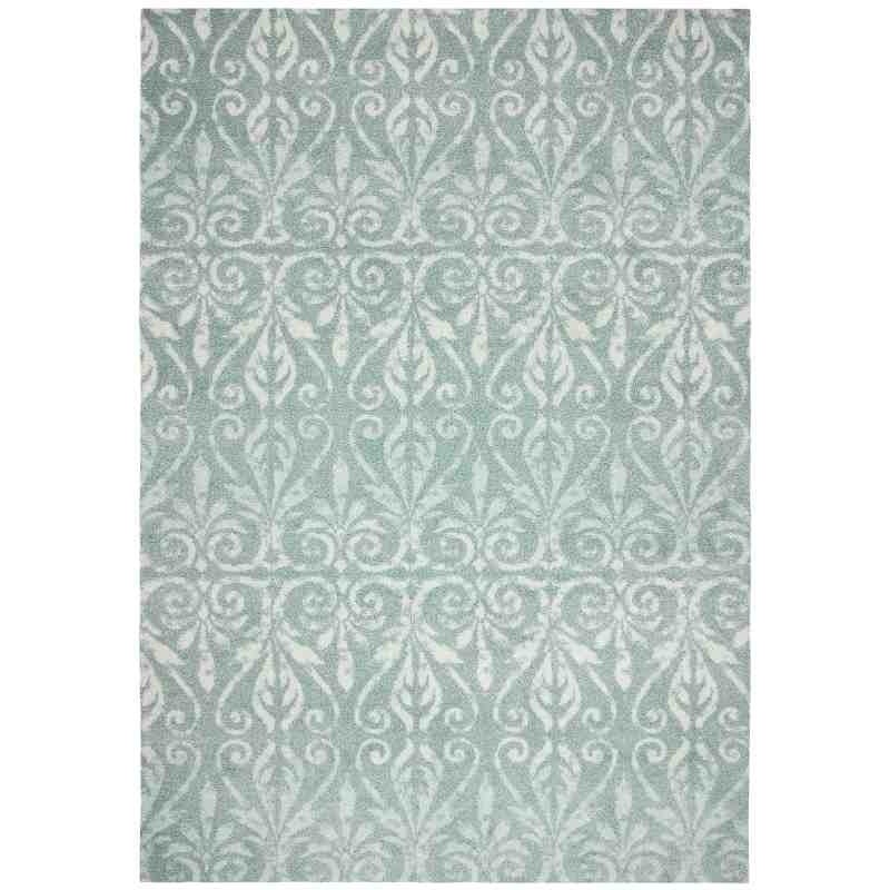 Carpet moderno Wissenbach Nouveau verde floreale