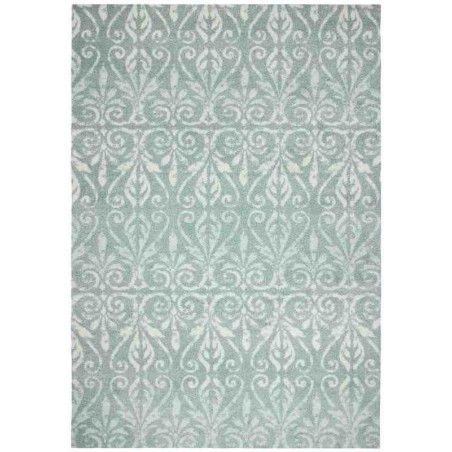 tappeto moderno Wissenbach Nouveau verde floreale