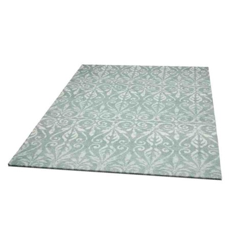 tappeto moderno Wissenbach Nouveau verde floreale