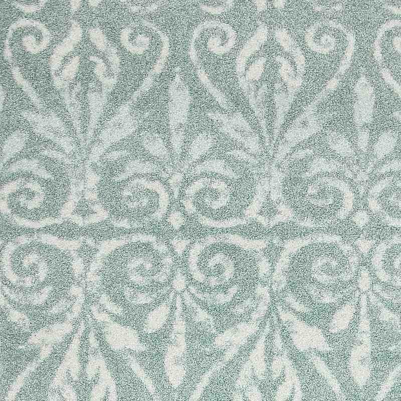 Carpet moderno Wissenbach Nouveau verde floreale