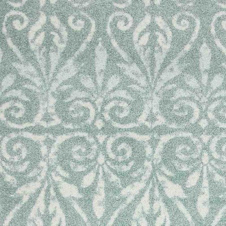 Carpet moderno Wissenbach Nouveau verde floreale