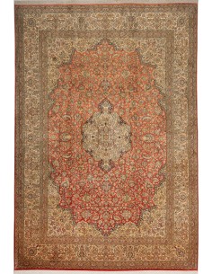 Tappeto Kashmir Seta 18/18 Indien cm.212x310