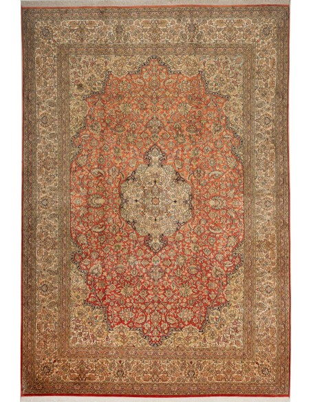 Tappeto Kashmir Seta 18/18 Indien cm.212x310