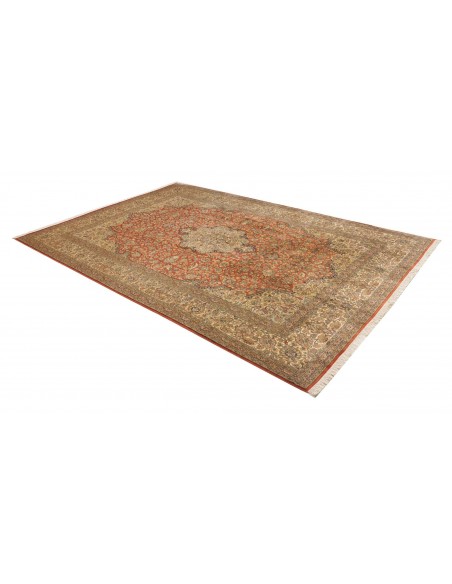 Tappeto Kashmir Seta 18/18 Indien cm.212x310