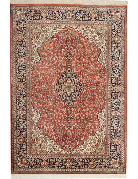Tappeto Kashmir Seta 18/18 Indien cm.126x183