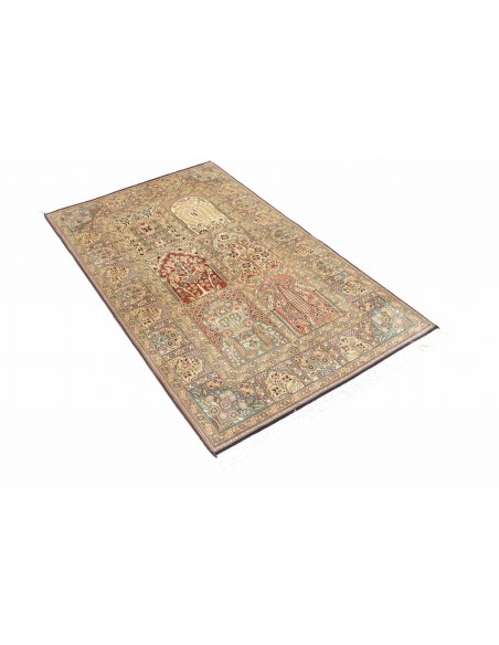 Tappeto Kashmir Seta 18/18 Indien cm.92x154