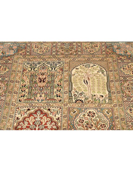 Tappeto Kashmir Seta 18/18 Indien cm.92x154