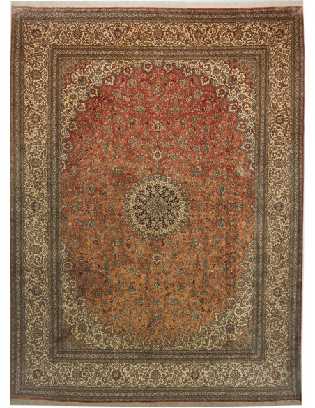 Tappeto Kashmir Seta 18/18 Indien cm.272x371