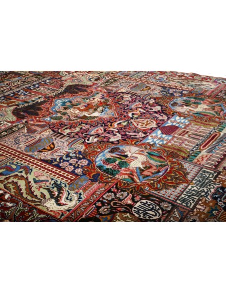 Tappeto Kashamr Zirkhaki Persia cm.290x394