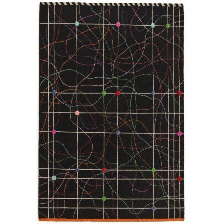 tappeto Rabari 3 Nanimarquina black