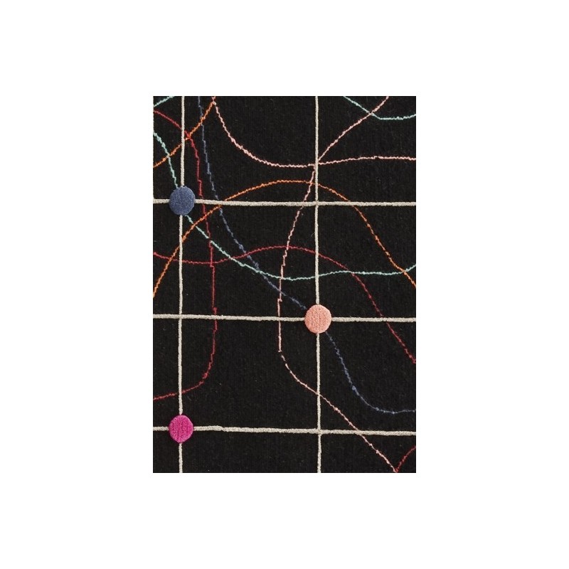 tappeto Rabari 3 Nanimarquina black