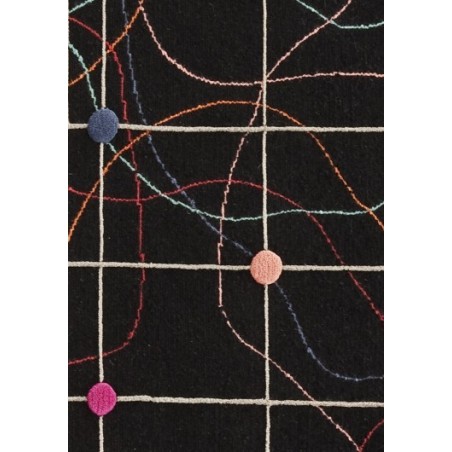 tappeto Rabari 3 Nanimarquina black