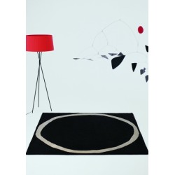 Carpet Aros Nanimarquina black quadrato