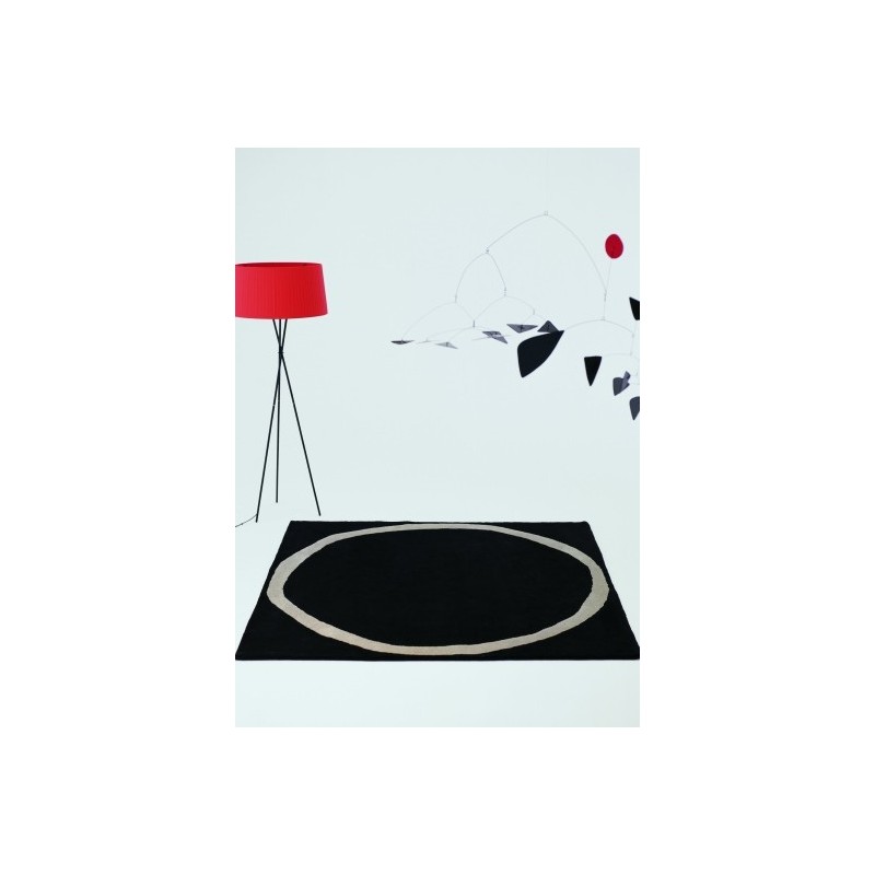 tappeto Aros Nanimarquina black quadrato
