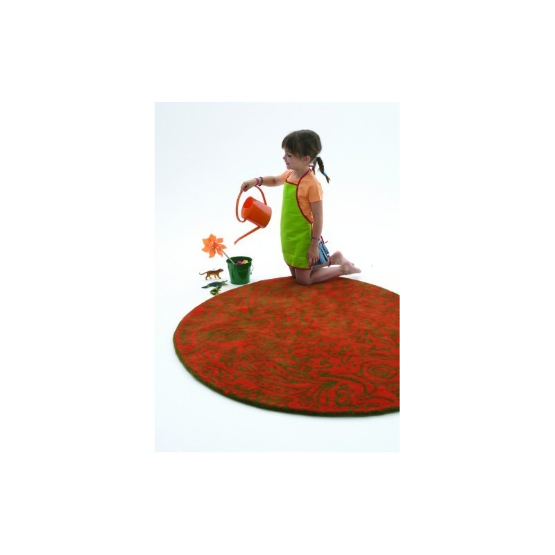 Carpet Bichos Y Flores Nanimarquina orange