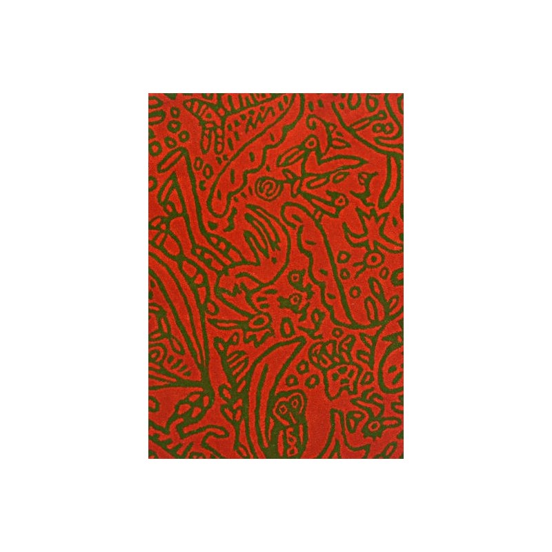 Carpet Bichos Y Flores Nanimarquina orange