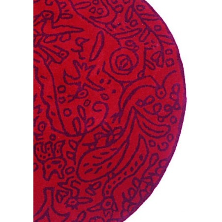 Carpet Bichos Y Flores Nanimarquina red