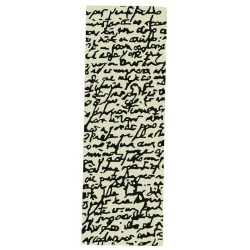 tappeto Manuscript Nanimarquina black on white passatoia 2