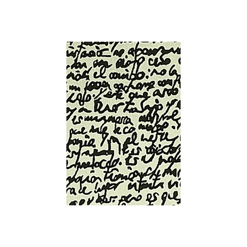 tappeto Manuscript Nanimarquina black on white