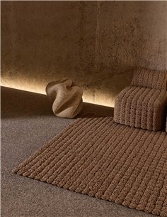 modern rug Momos Camel by GAN top view- new 2025 |TAPPETI.it 2