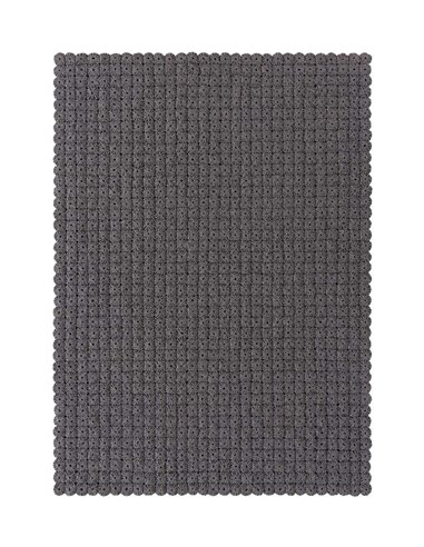 modern rug Momos Anthracite by GAN top view- new 2025 |TAPPETI.it