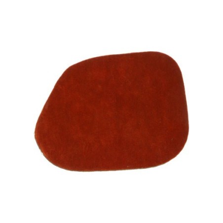Carpet Stone 5 wool Nanimarquina red