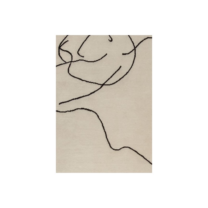 Carpet Chillida Nanimarquina Figura humana 1948 beige