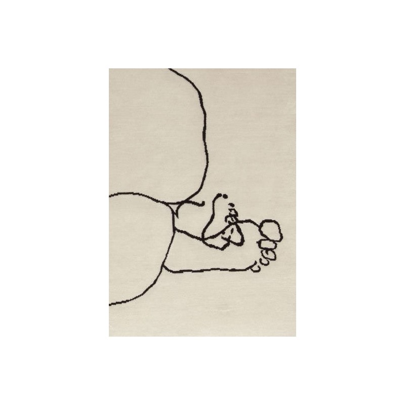 Carpet Chillida Nanimarquina Figura humana 1948 beige