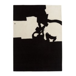 Carpet Chillida Nanimarquina Collage 1966 black and beige 2