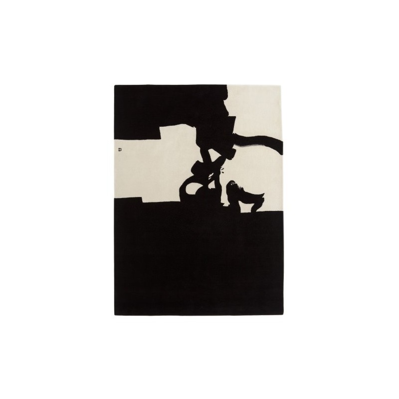 tappeto Chillida Nanimarquina Collage 1966 black and beige