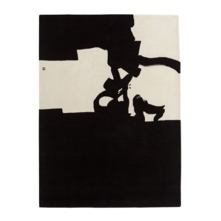 tappeto Chillida Nanimarquina Collage 1966 black and beige