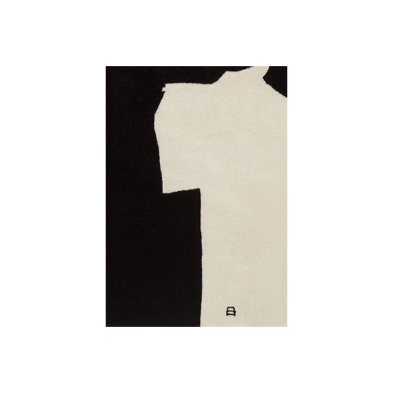 tappeto Chillida Nanimarquina Collage 1966 black and beige