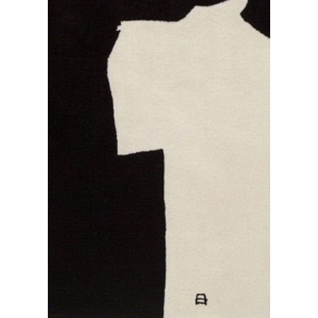 tappeto Chillida Nanimarquina Collage 1966 black and beige
