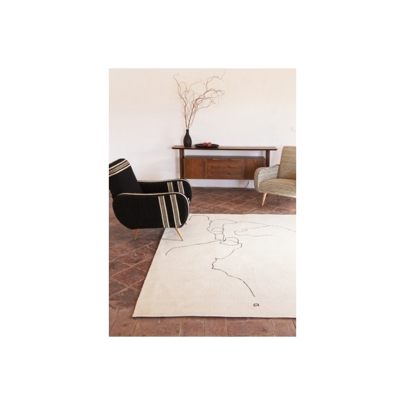 Carpet Chillida Nanimarquina Mano 1993 beige