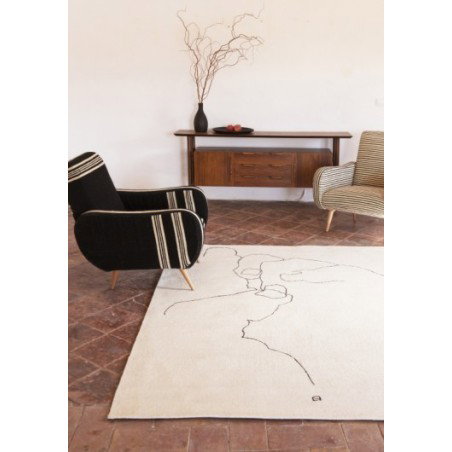 tappeto Chillida Nanimarquina Mano 1993 beige